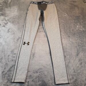Under Armour ColdGear Gray Compression Leggings Women Small Athletic Tights